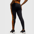 Women's High-Waisted Tummy Control Leggings – African Cultural Print | Elyo