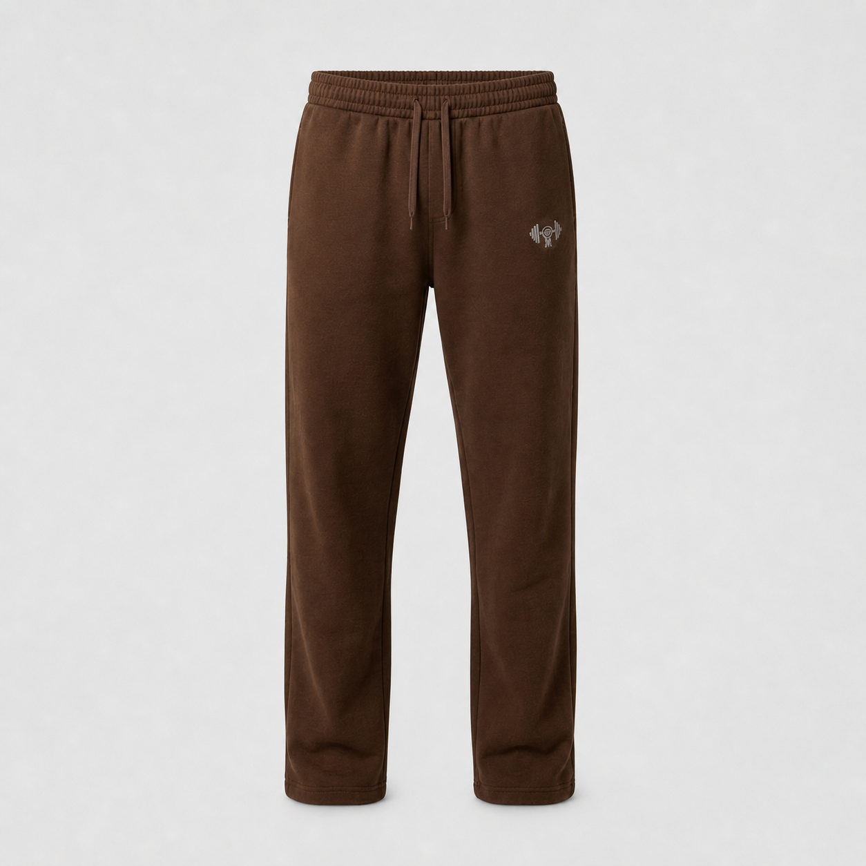 Women wearing oversized Côte-Nord hoodie and jogger set in cocoa color, made from premium fleece, showcasing streetwear comfort and style.