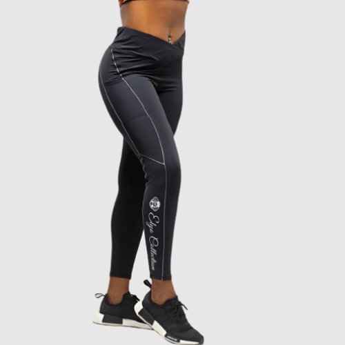 high-waisted black leggings for women